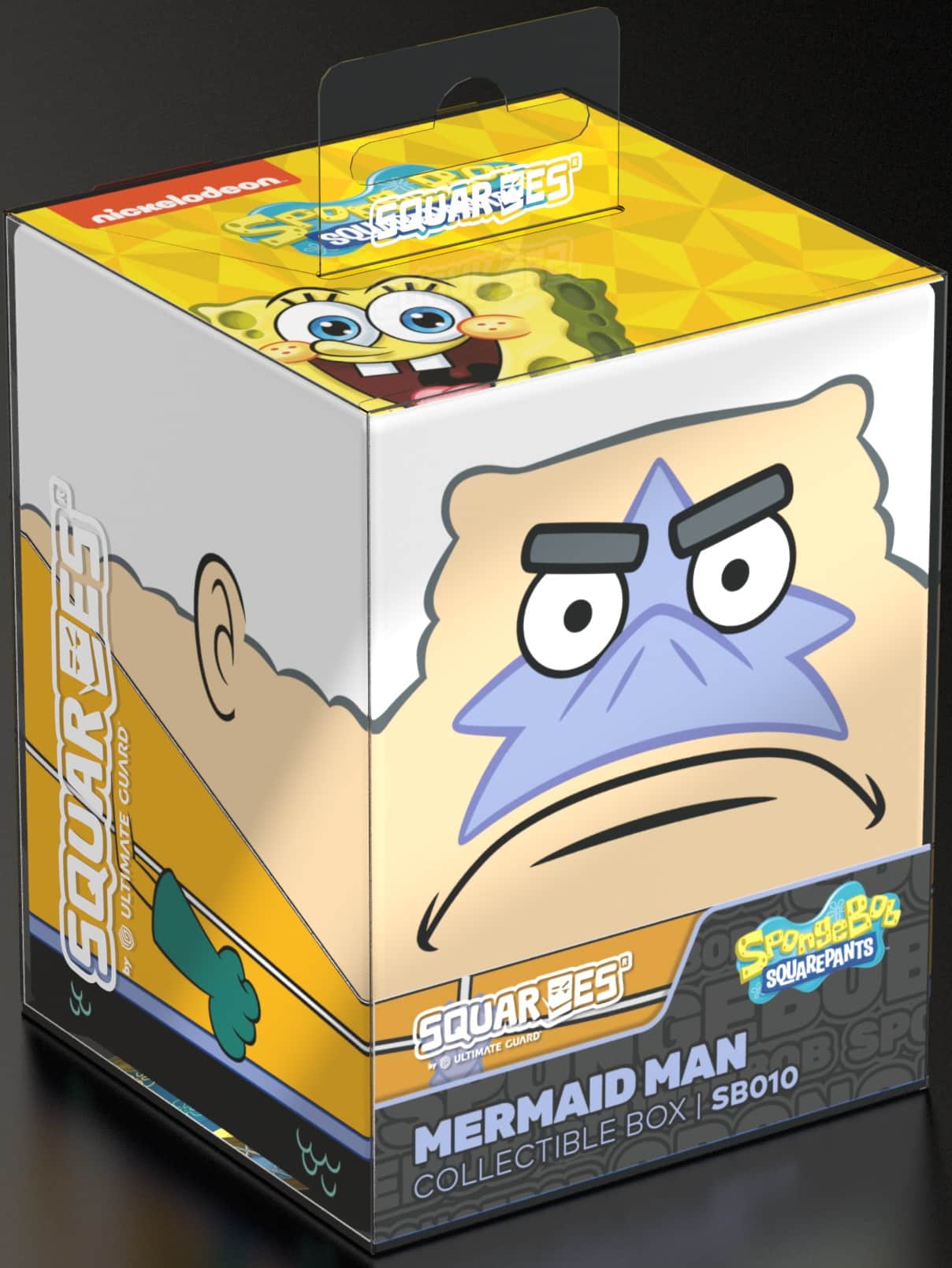 Squaroes Sponge Bob Mermaid Man 100+ Deck Box - A Muse N Games